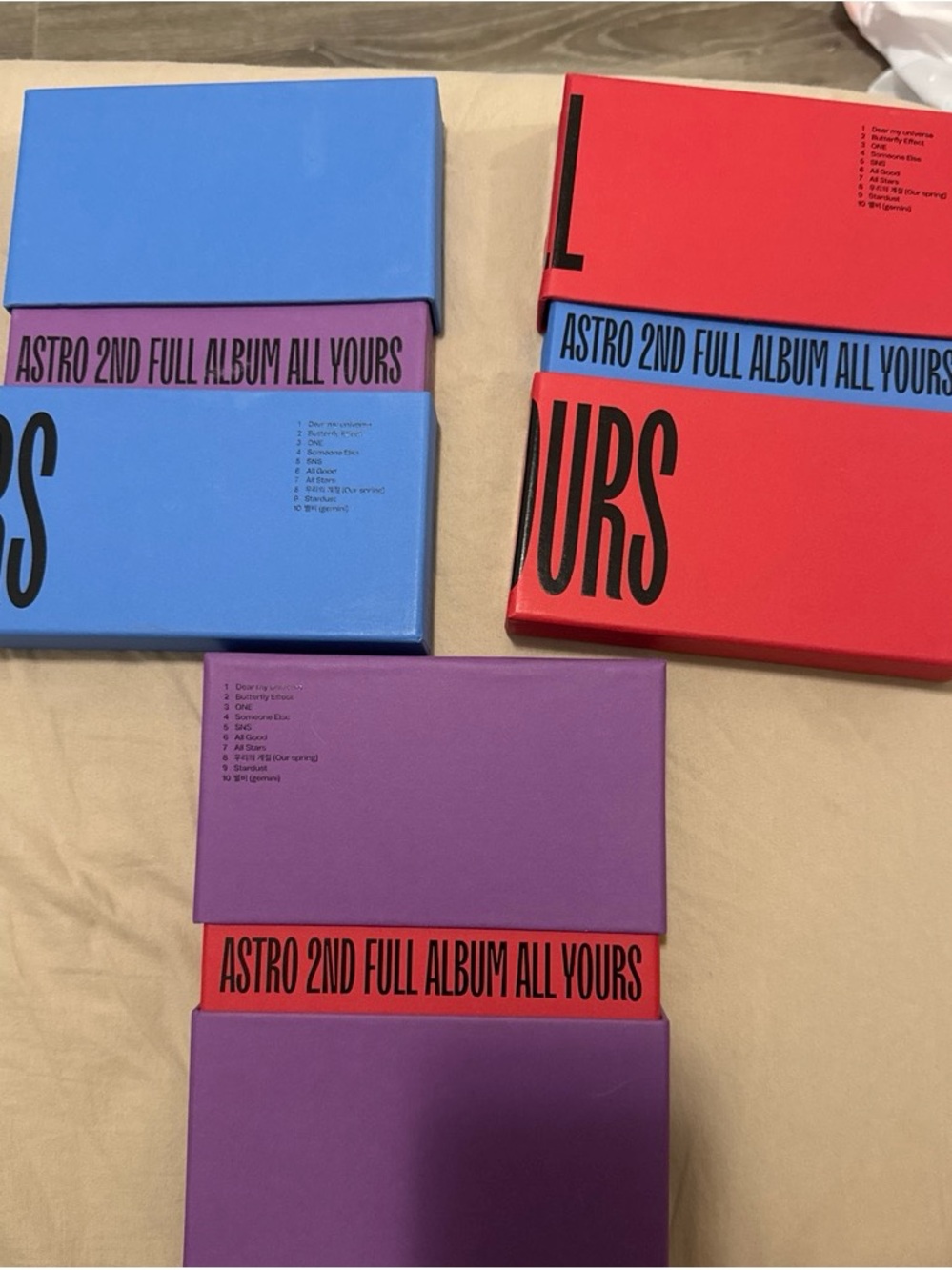ASTRO 2nd FULL ALBUM SET OF 3